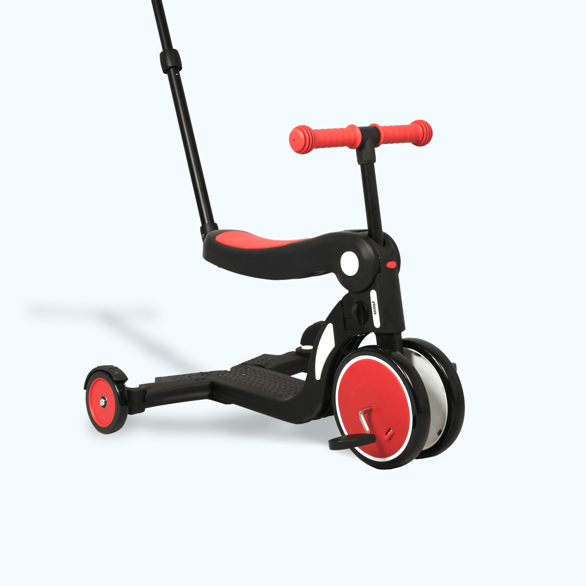 Draisienne évolutive 5 en 1 tricycle vert #couleur_haute-red