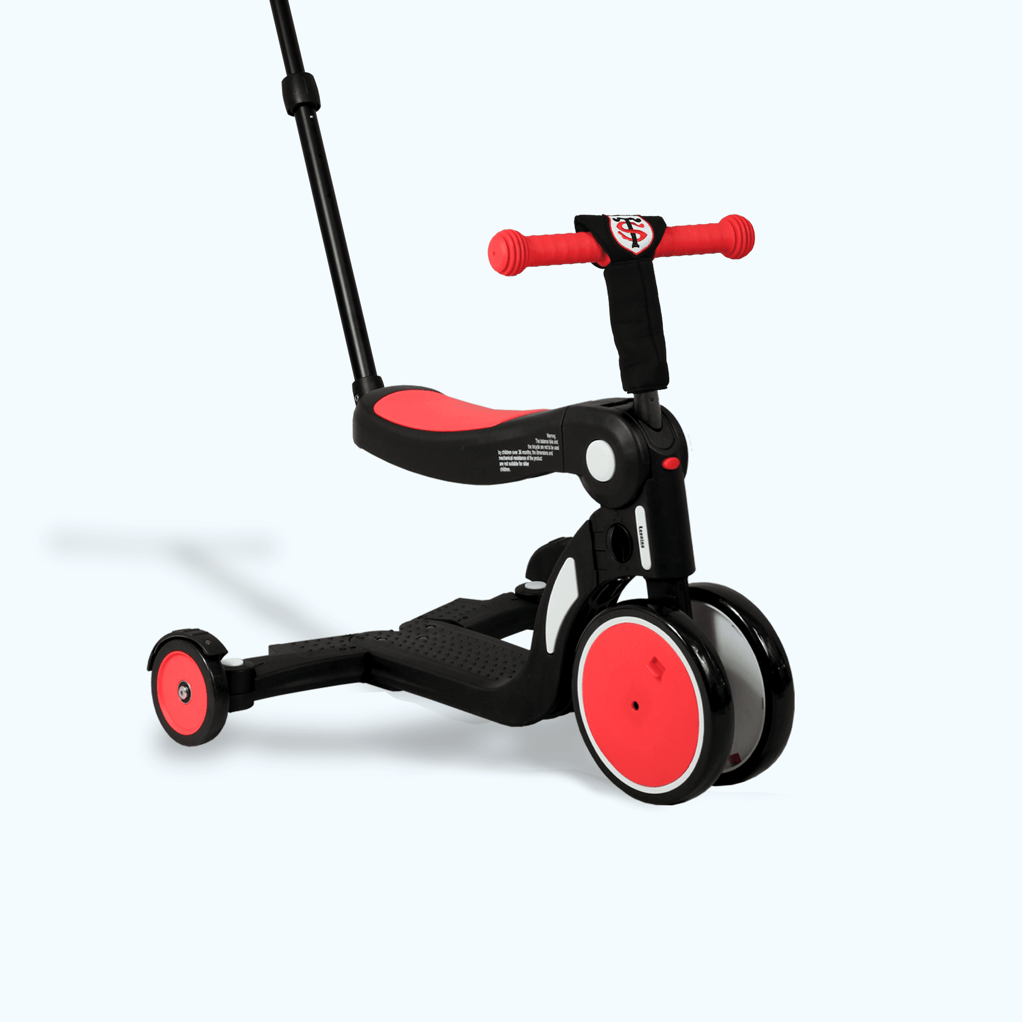 Looping x Stade Toulousain Draisienne évolutive 5 en 1 tricycle vert #couleur_stade-toulousain