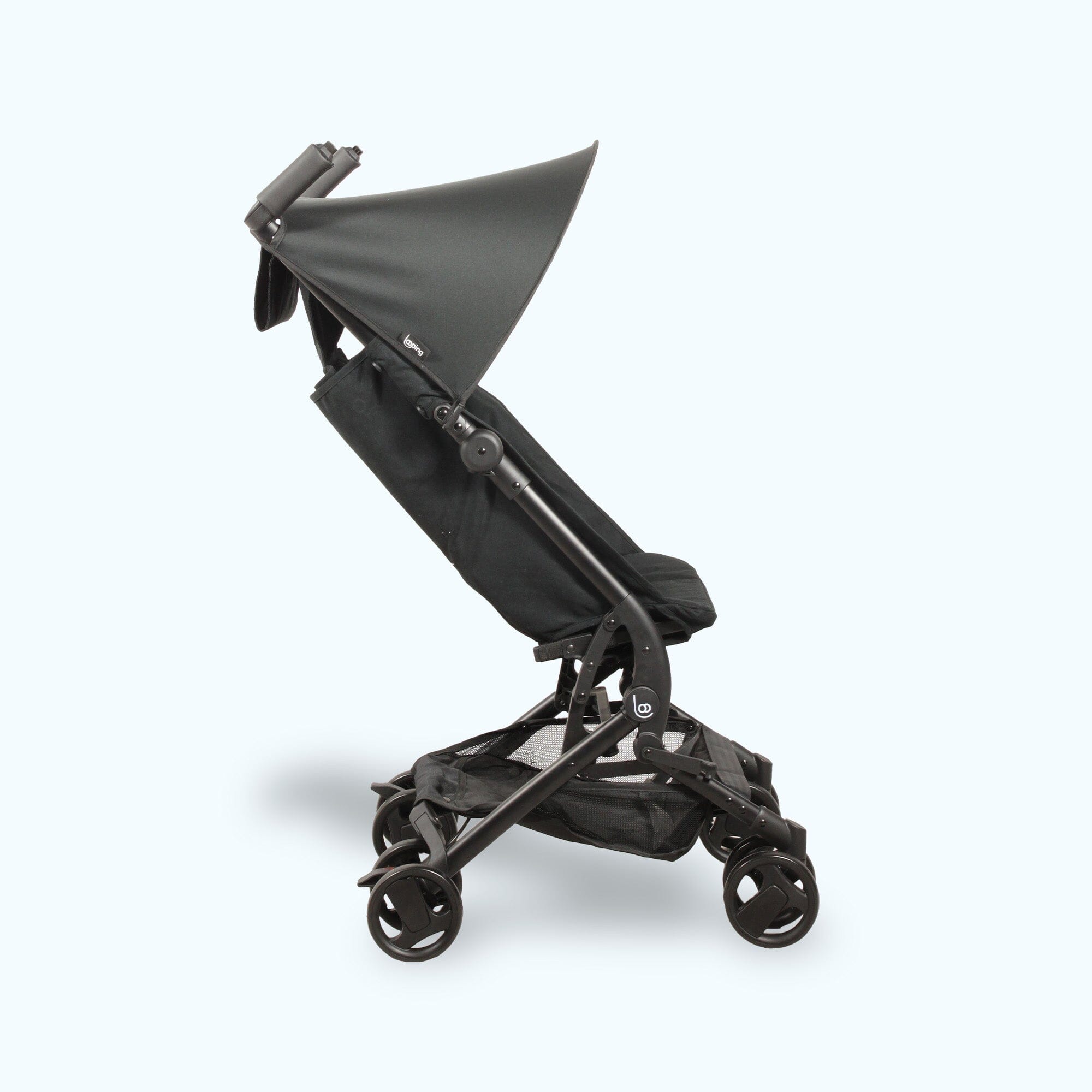 Poussette ultra-compacte taille cabine Squizz mini Looping baby #couleur_vert-amande