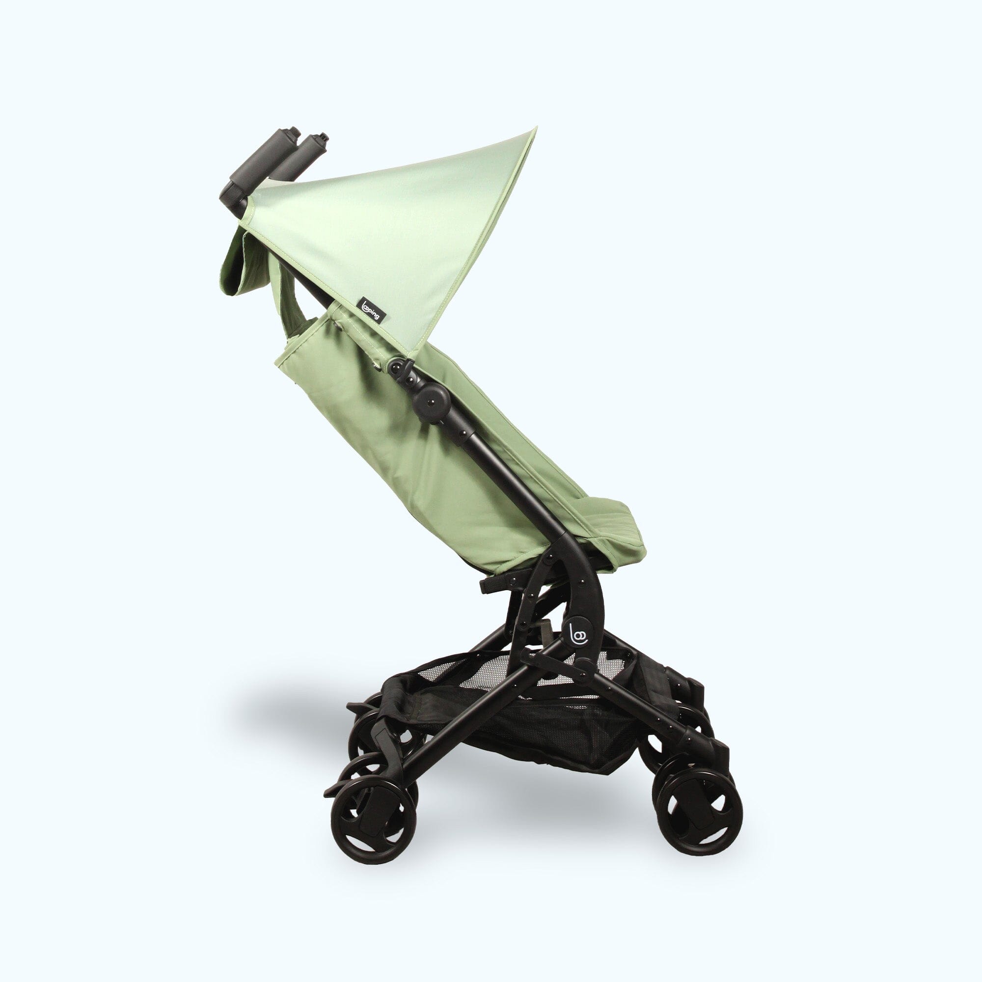 Poussette ultra-compacte taille cabine Squizz mini Looping baby #couleur_green