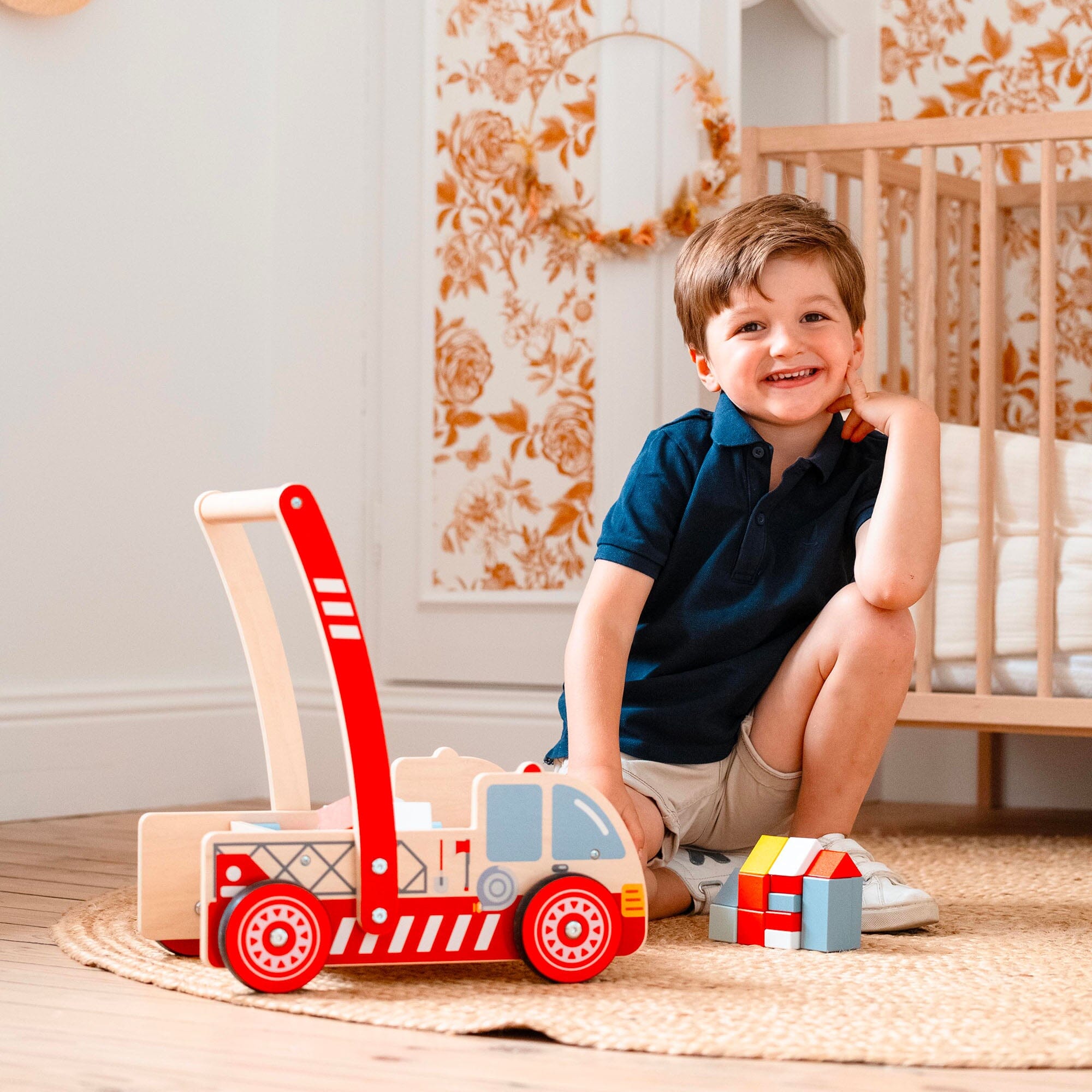 Chariot pompier Looping baby