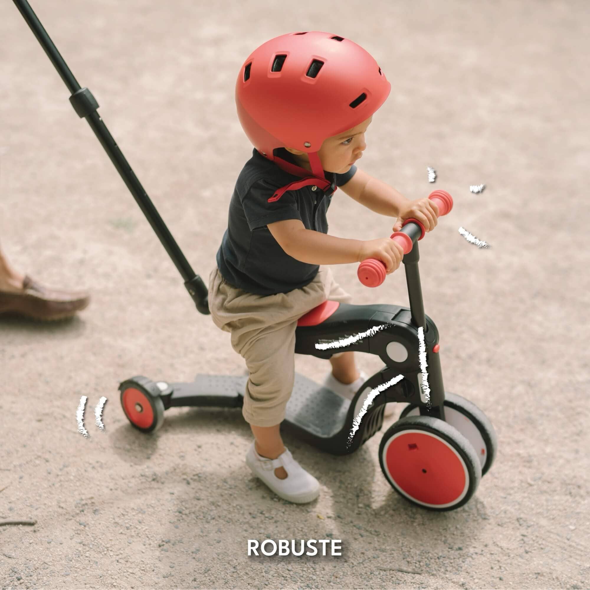 Scootizz robuste Draisienne évolutive 5 en 1 tricycle