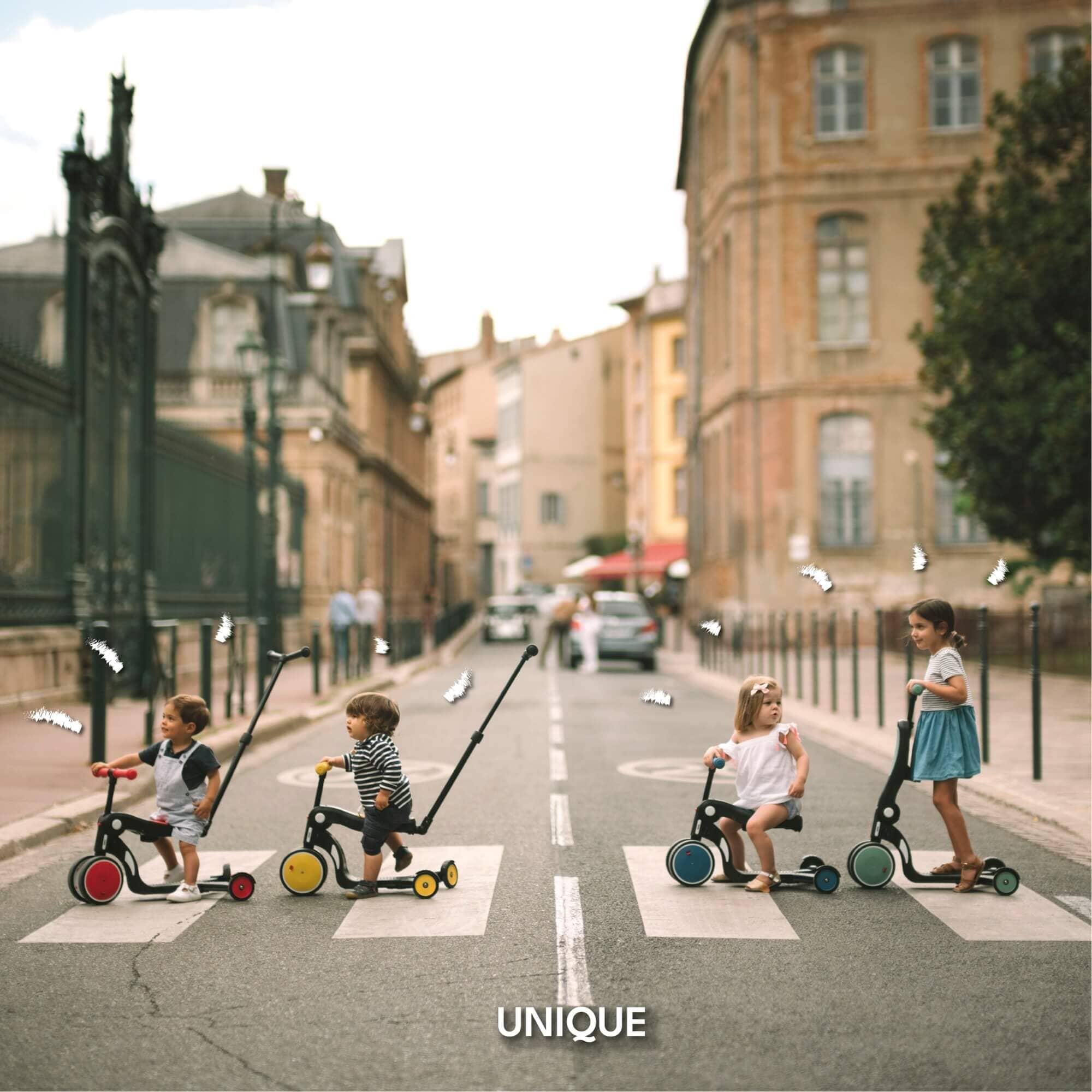 Scootizz unique Draisienne évolutive 5 en 1 tricycle