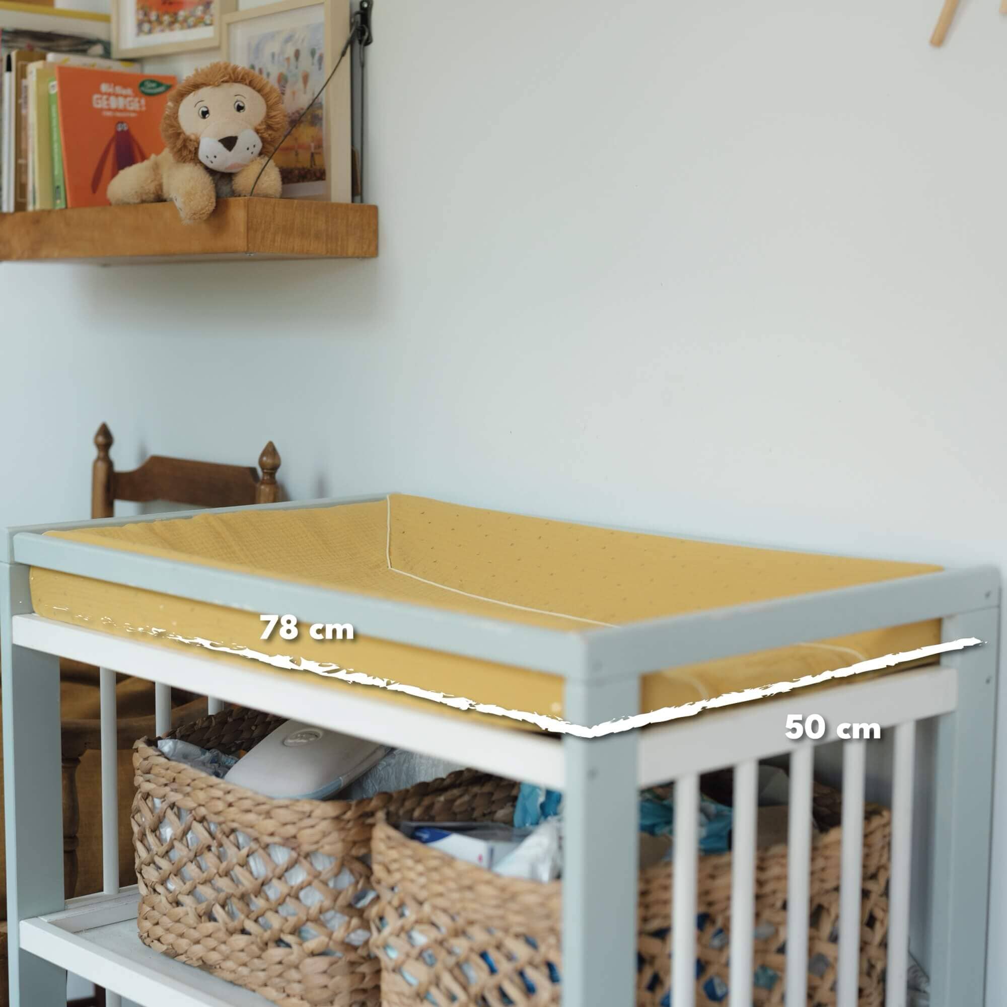 Grand matelas à langer fabriqué en France Matelas à langer Looping baby