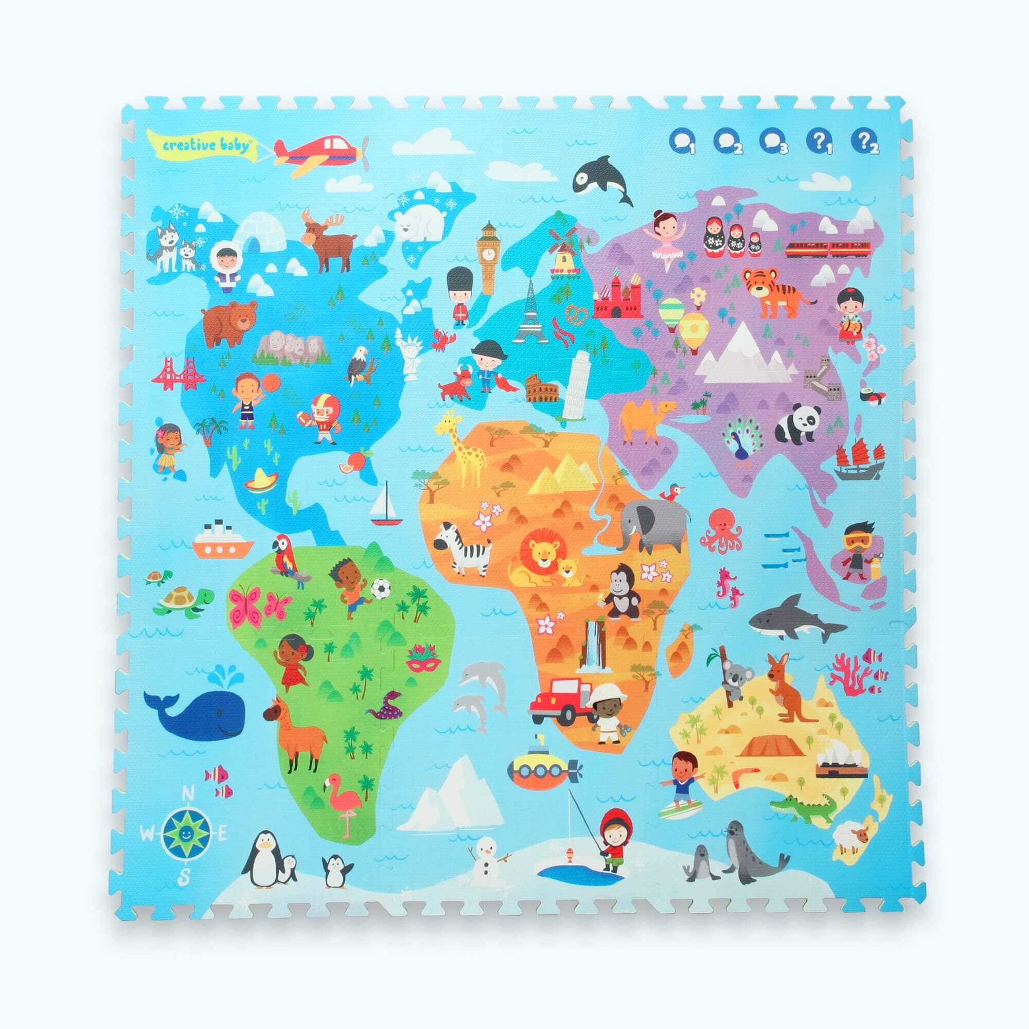 Tapis d’éveil interactif multilingue Magic Mat Play Mats Looping baby