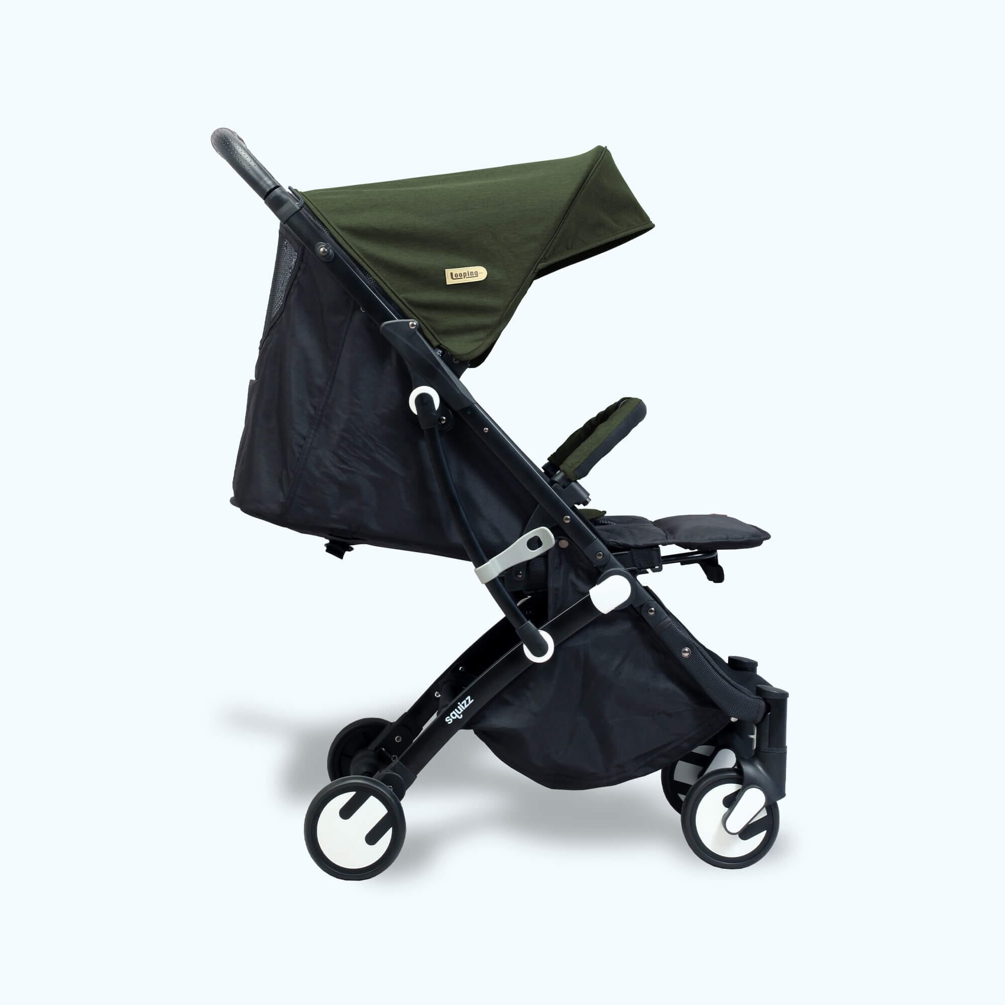 #couleur_kaki Poussette compacte Squizz Looping baby