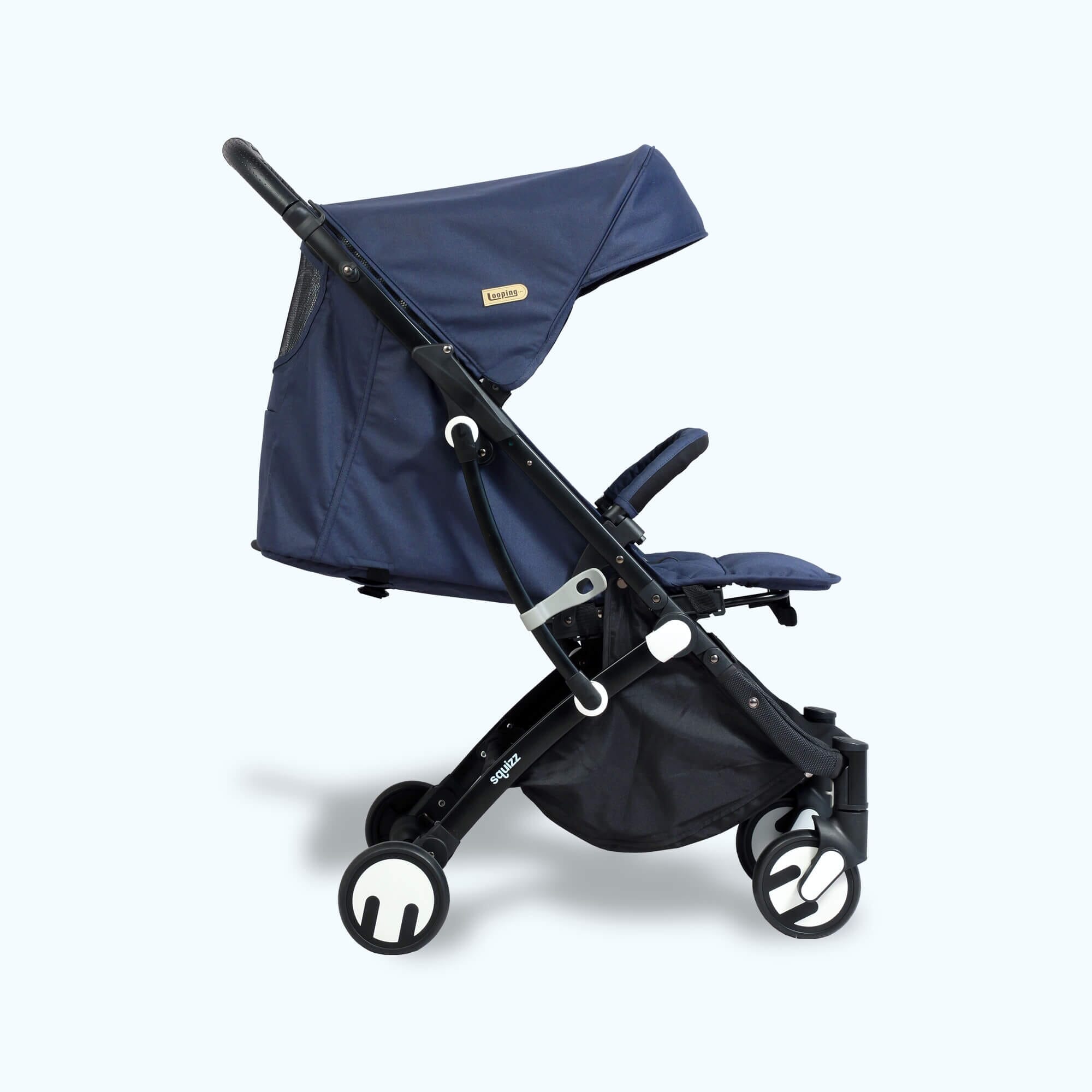 #couleur_navy-blue Poussette compacte Squizz Looping baby