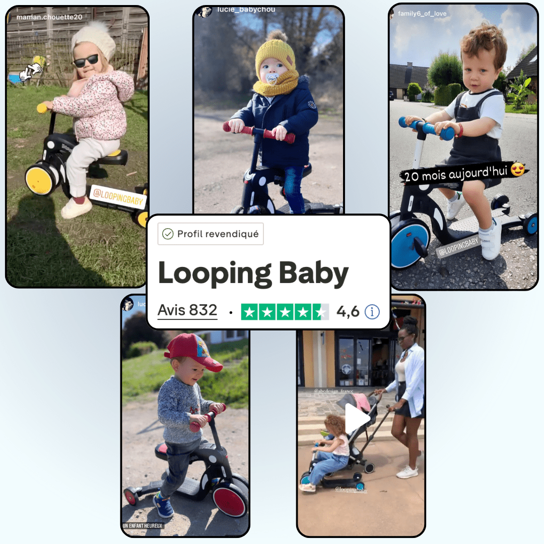 Draisienne Scootizz Draisienne évolutive Looping baby 