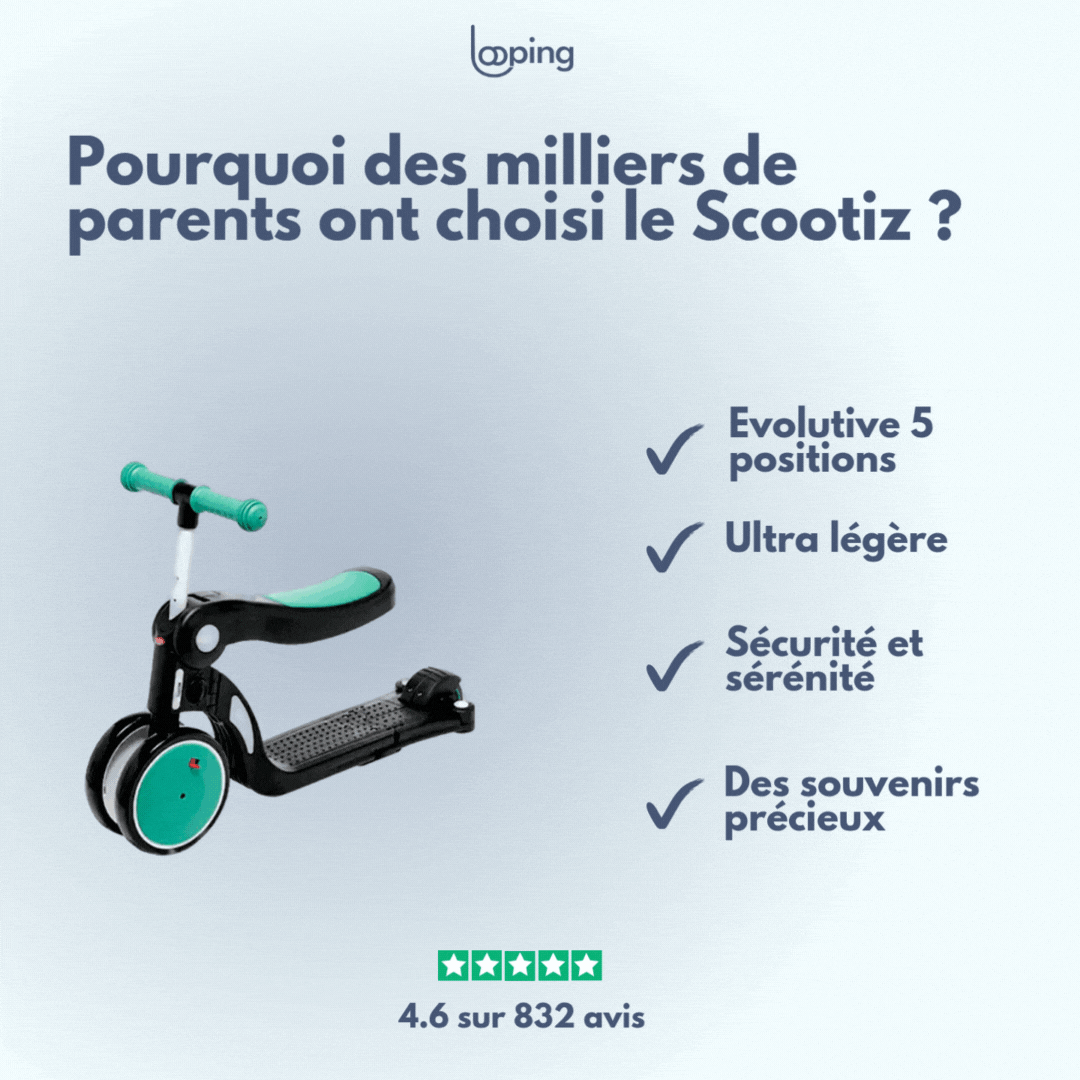 Draisienne Scootizz Draisienne évolutive Looping baby 