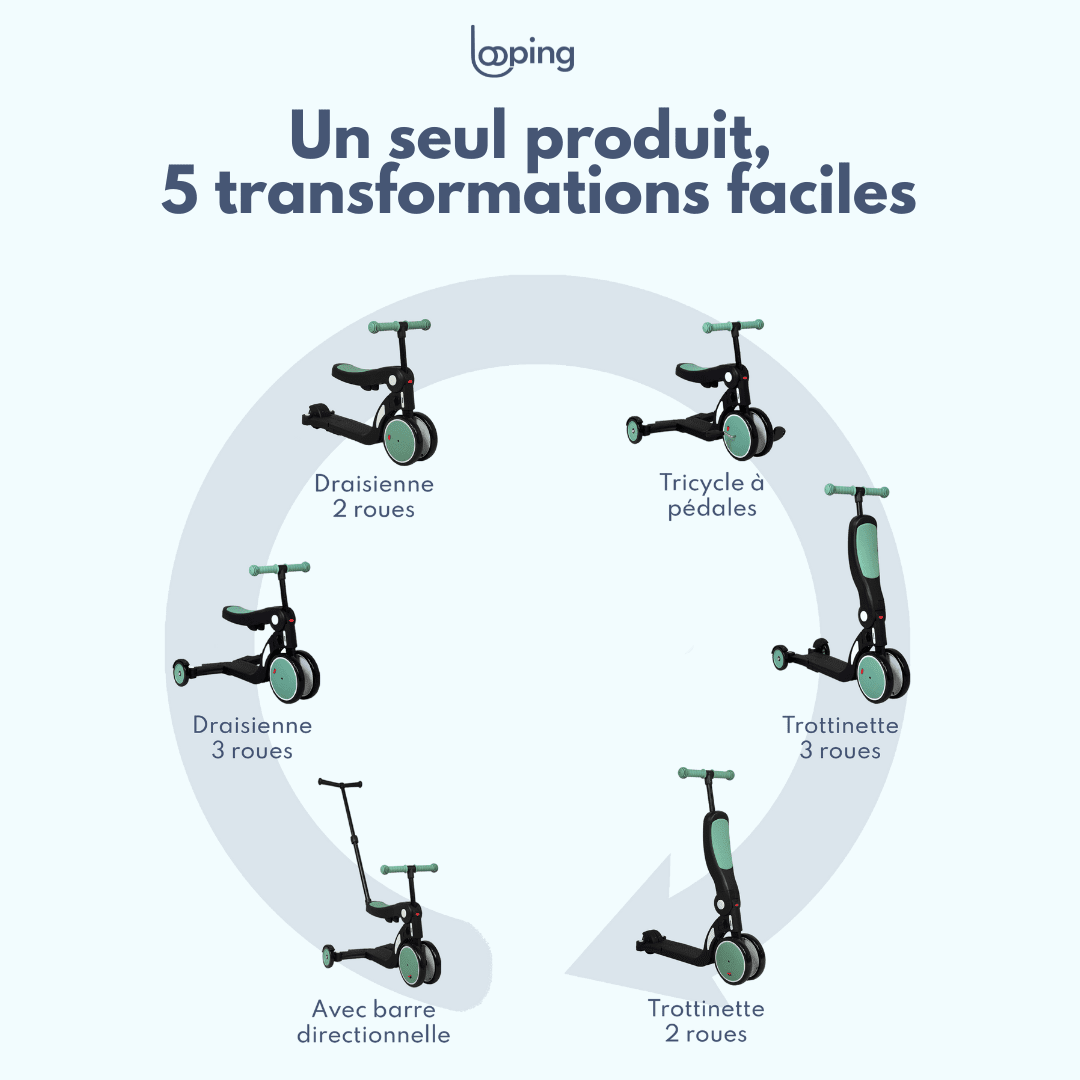 Draisienne Scootizz Draisienne évolutive Looping baby 