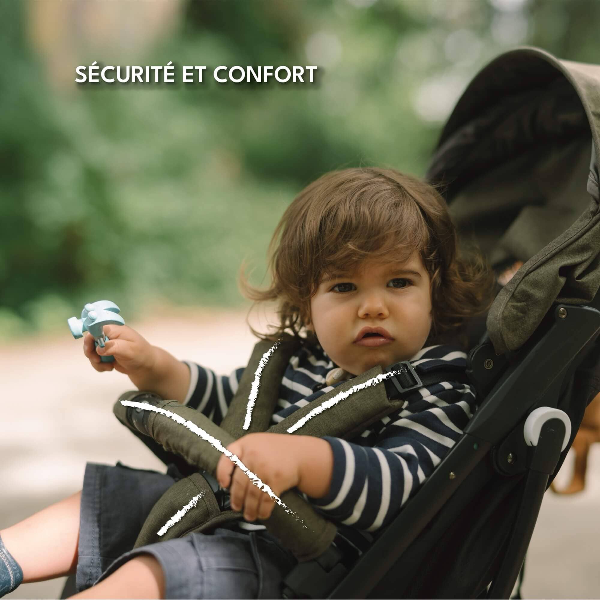 sécurité et confort Poussette compacte Squizz 3 Looping baby