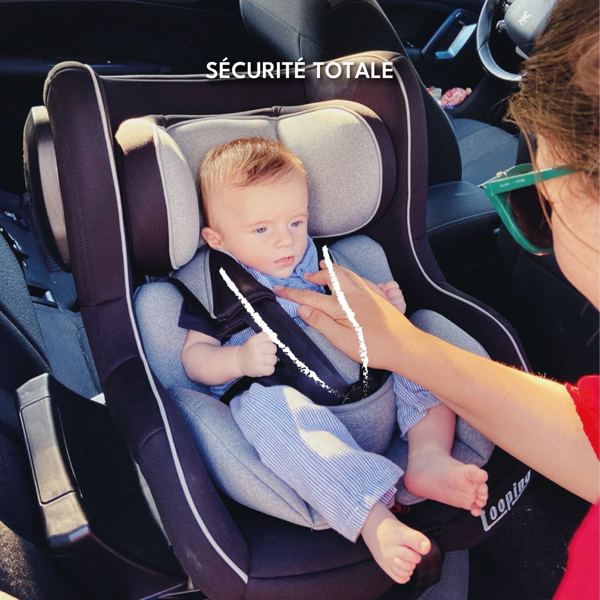 Integrated isofix clearance car seat